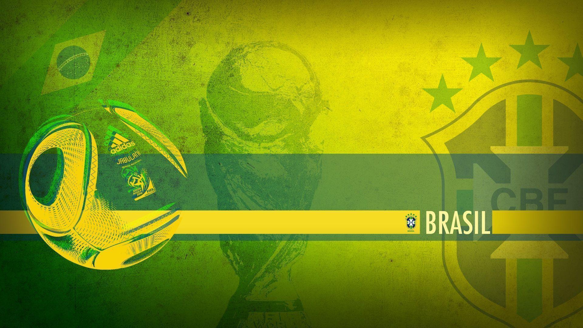 Brazil Flag Canvas 4K wallpaper download