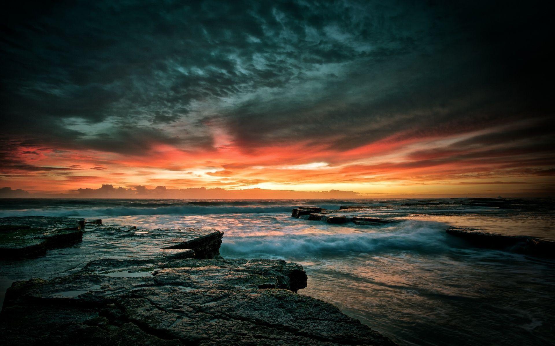 Beach Sunset Wallpaper Widescreen Widescreen 2 HD Wallpaper. Eakai