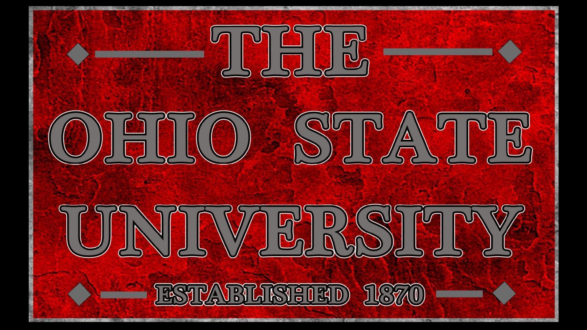 THE OHIO STATE UNIVERSITY ESTABLISHED 1870 State Football
