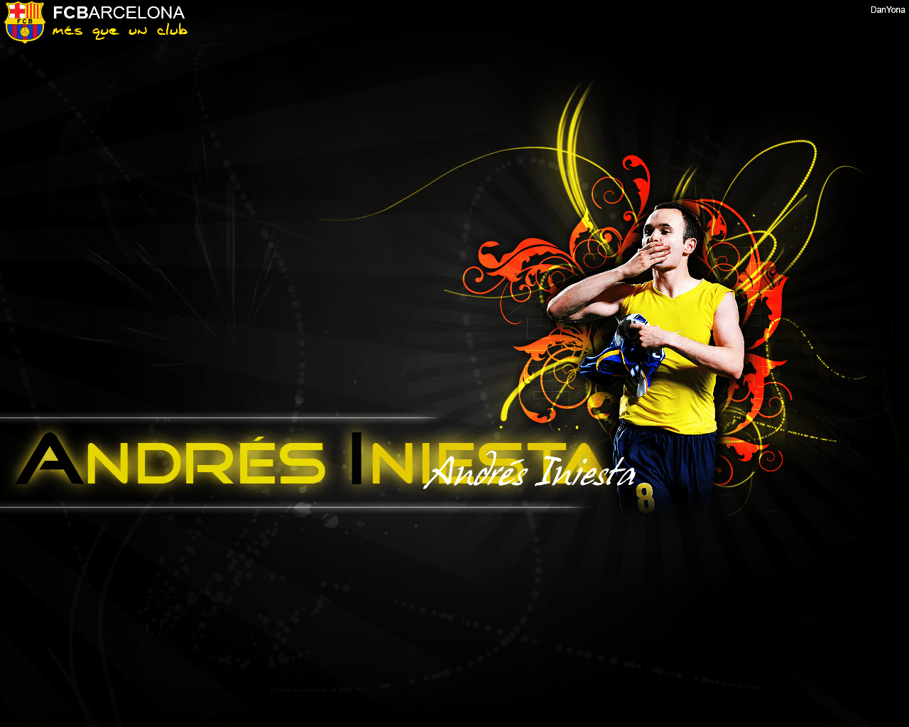 Andres Iniesta HD Wallpaper. Fc Barcelona Photo