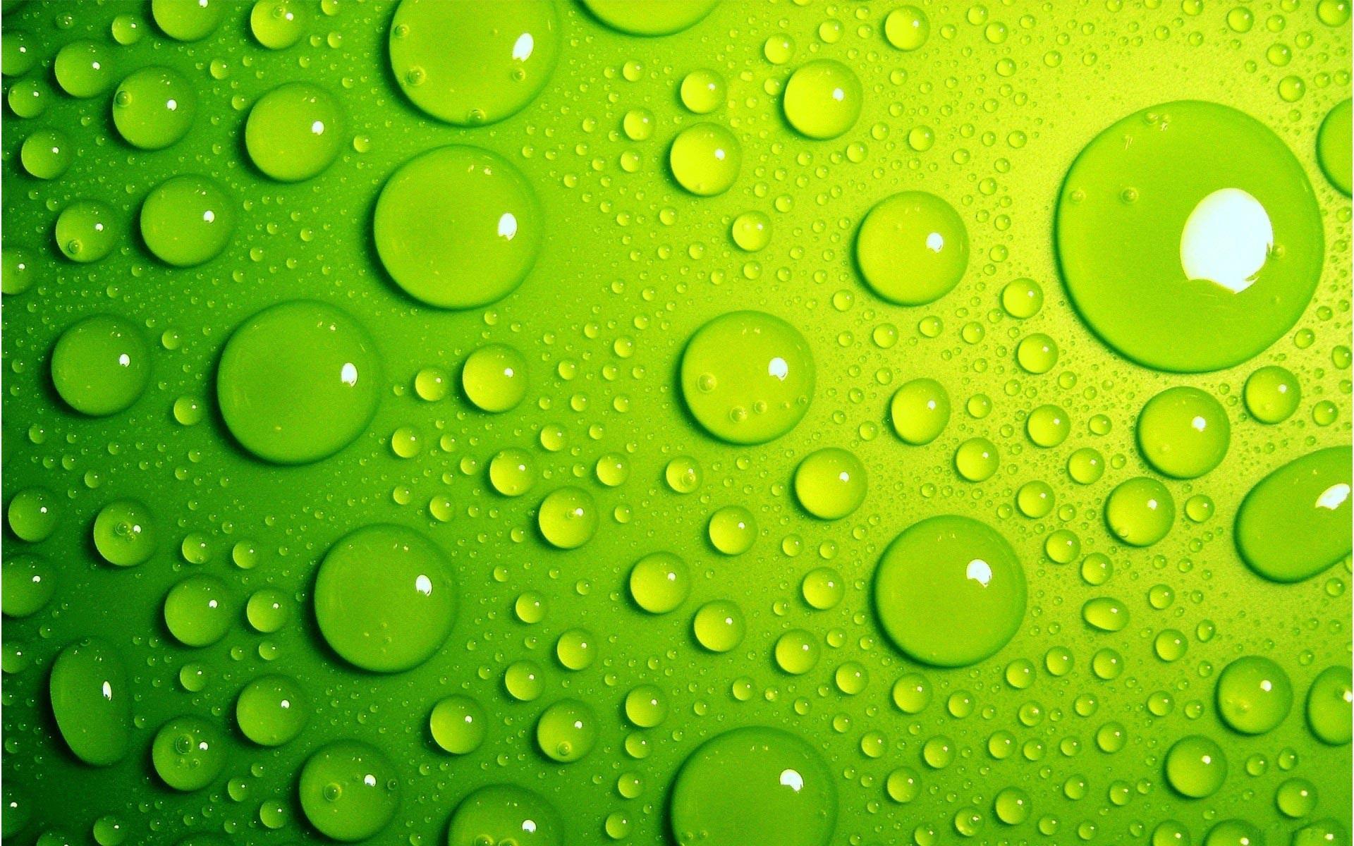 Light Green Droplets Abstract Wallpaper Wallpaper computer