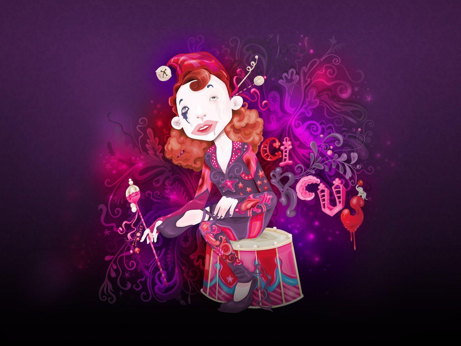 clown Wallpaper Background