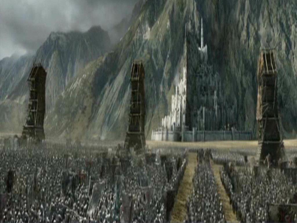 Mobile wallpaper: Minas Tirith, The Lord Of The Rings, Fantasy