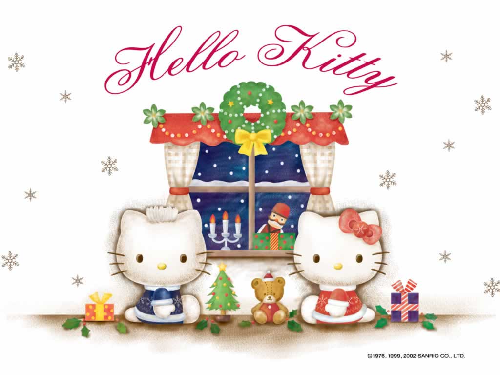iHello Kitty Christmasi Backgrounds Wallpaper Cave