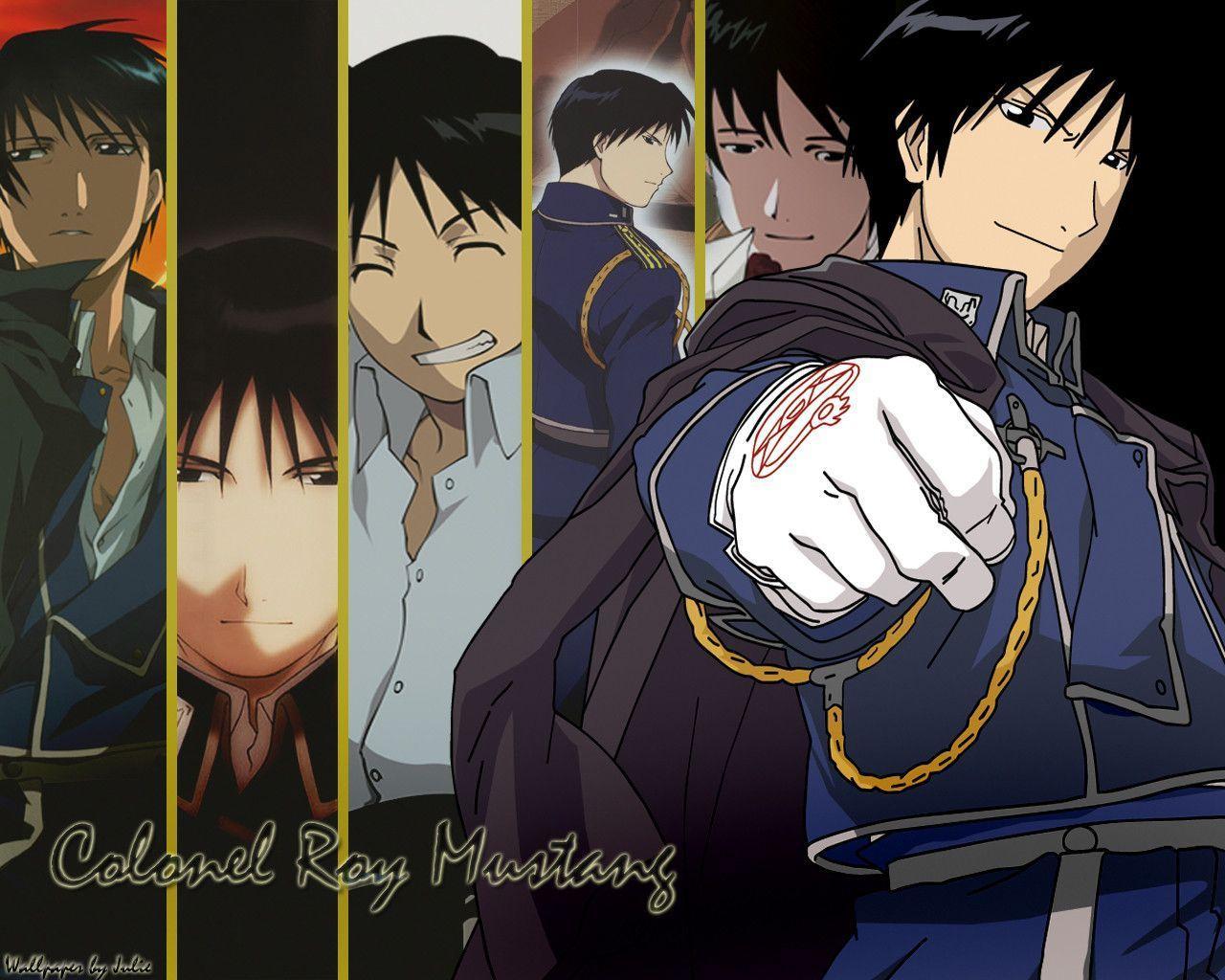 Edward Elric and Roy Mustang