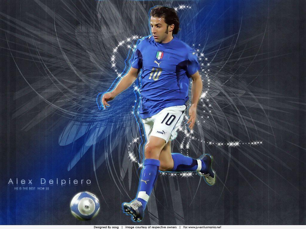 Alex With Azzurri Del Piero Wallpaper