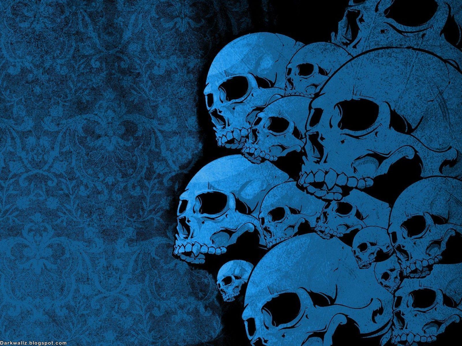 Dark Skulls Wallpaper dark skull wallpaper Wallpaper