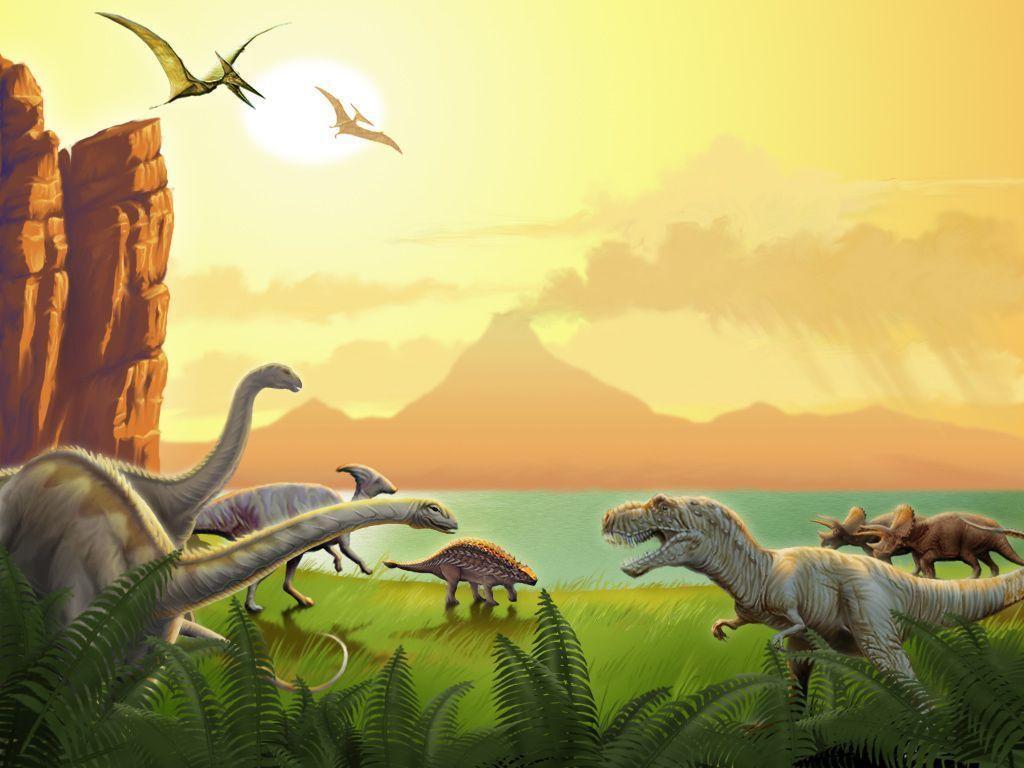 Wallpaper For > Dinosaur Wallpaper For Kids