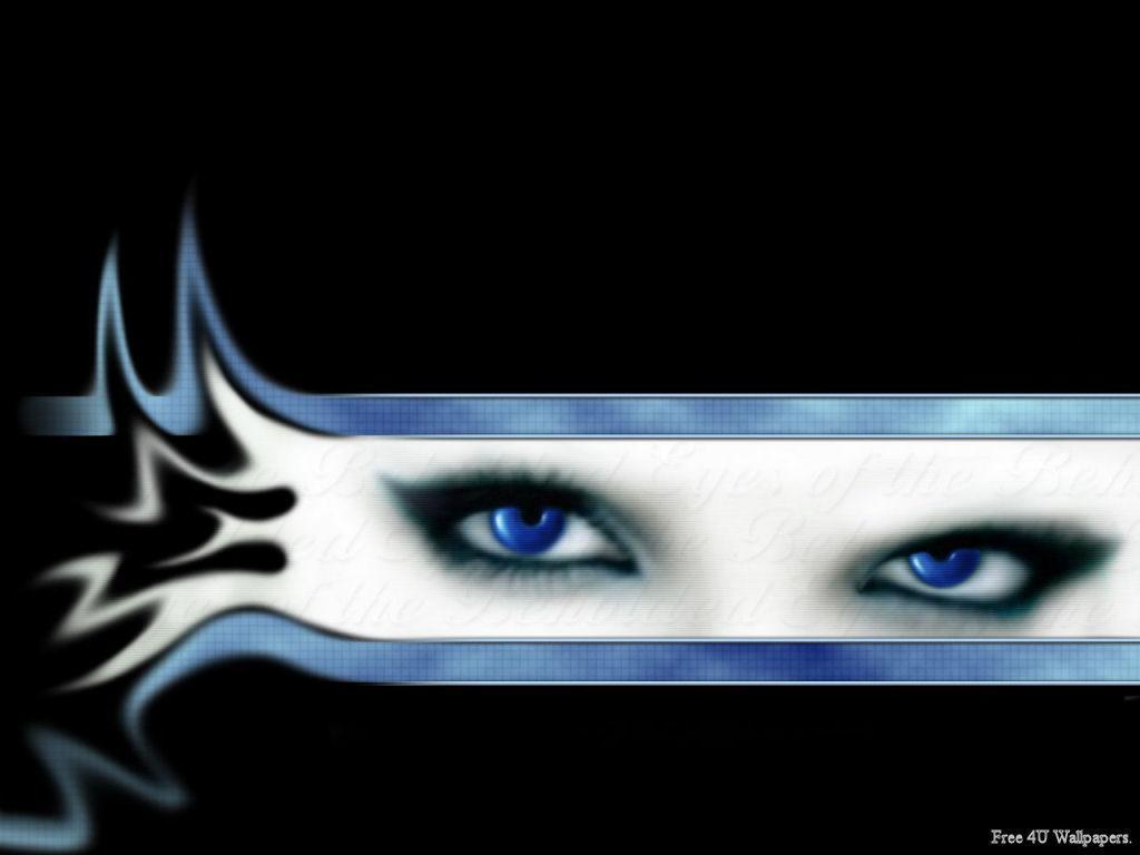 Blue Eyes And Pieces Wallpaper