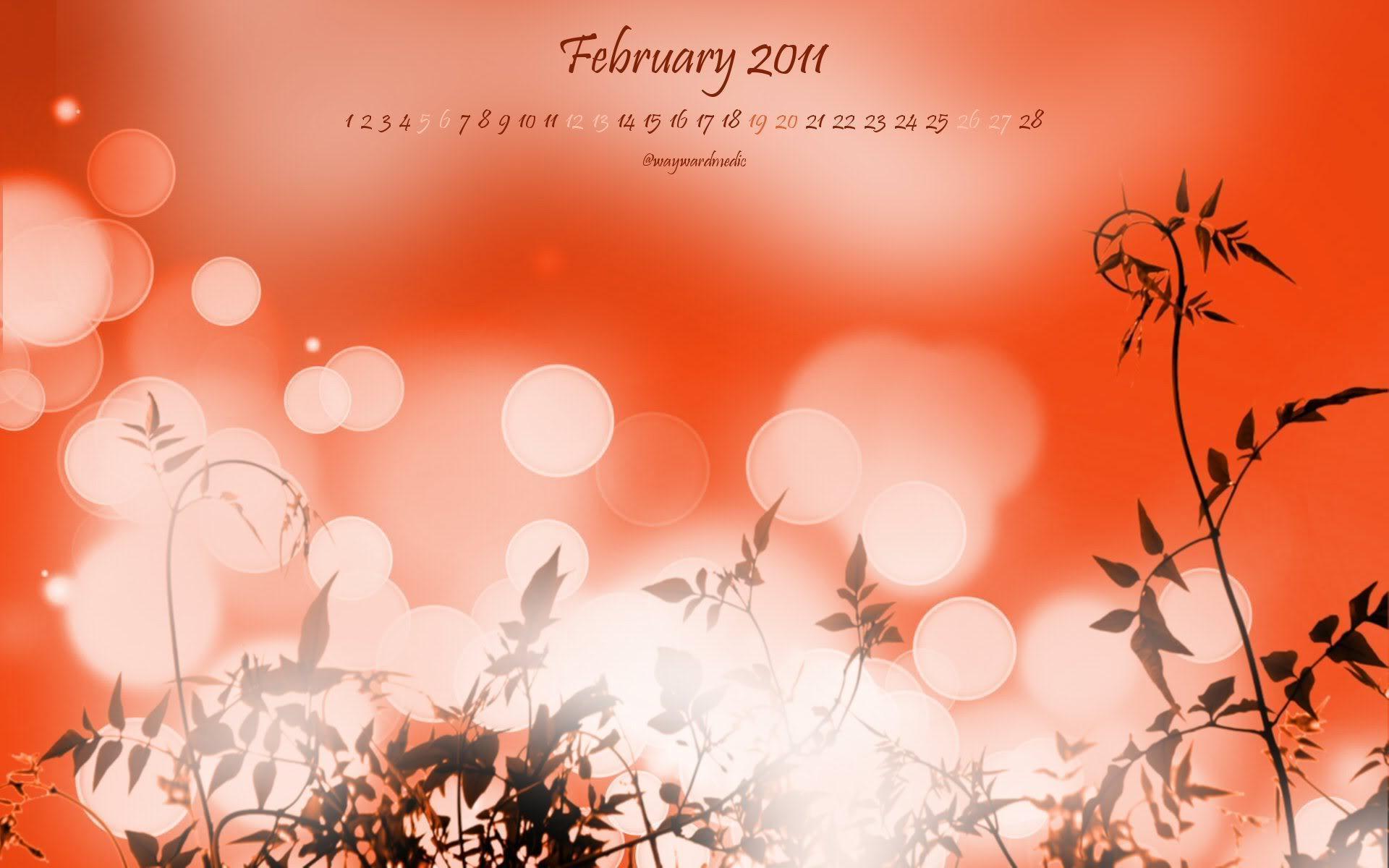 essential pepper: February 2011 Desktop Wallpaper Calendar