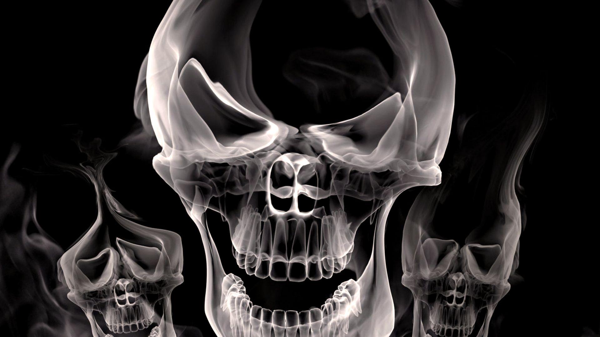 3D Smoke Skull Hd Desktop Wallpaper 3D Wallpaper 3D Wallpaper HD
