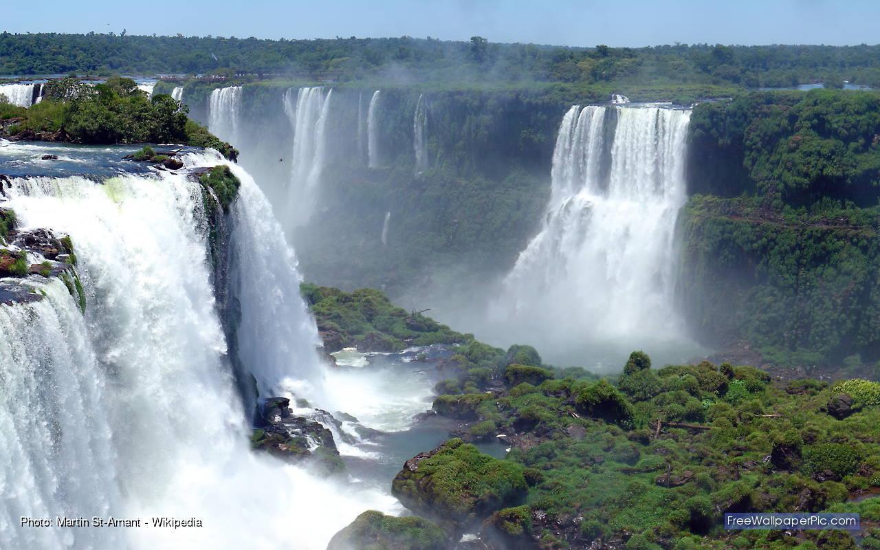 New Iguazu Falls background