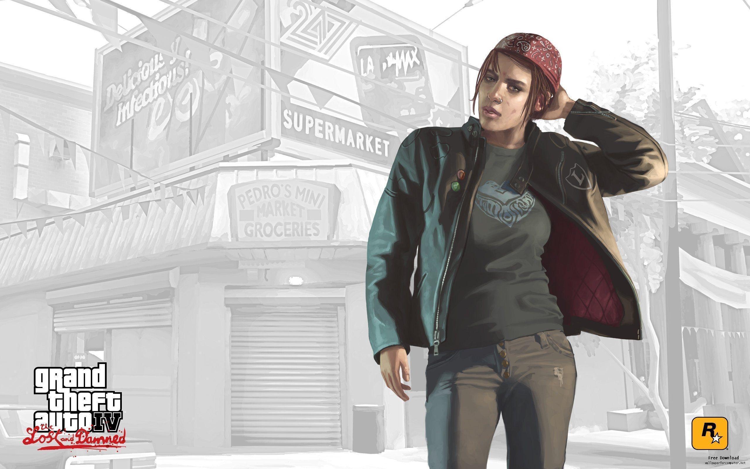 GTA4 piece of information loss and cursed Ashley wallpaper View