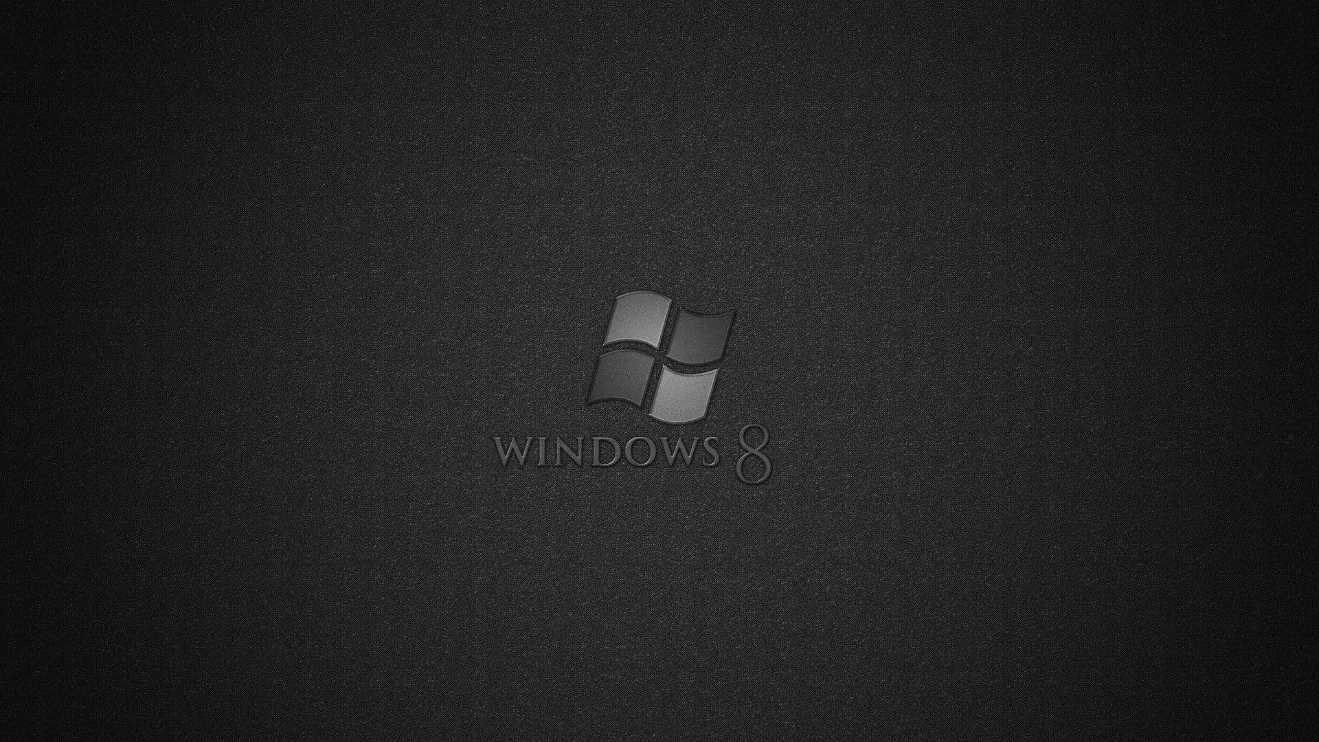 Windows 8 Black Exclusive HD Wallpaper #