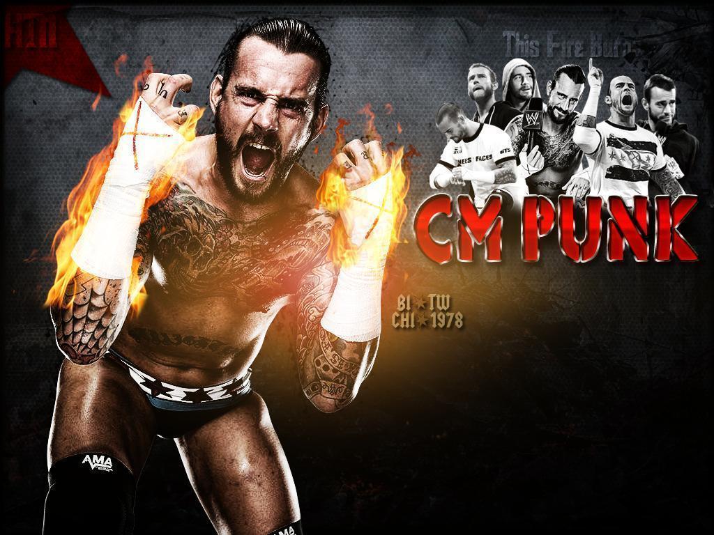 More Like WWE CM Punk Wallpaper: This Fire Burns