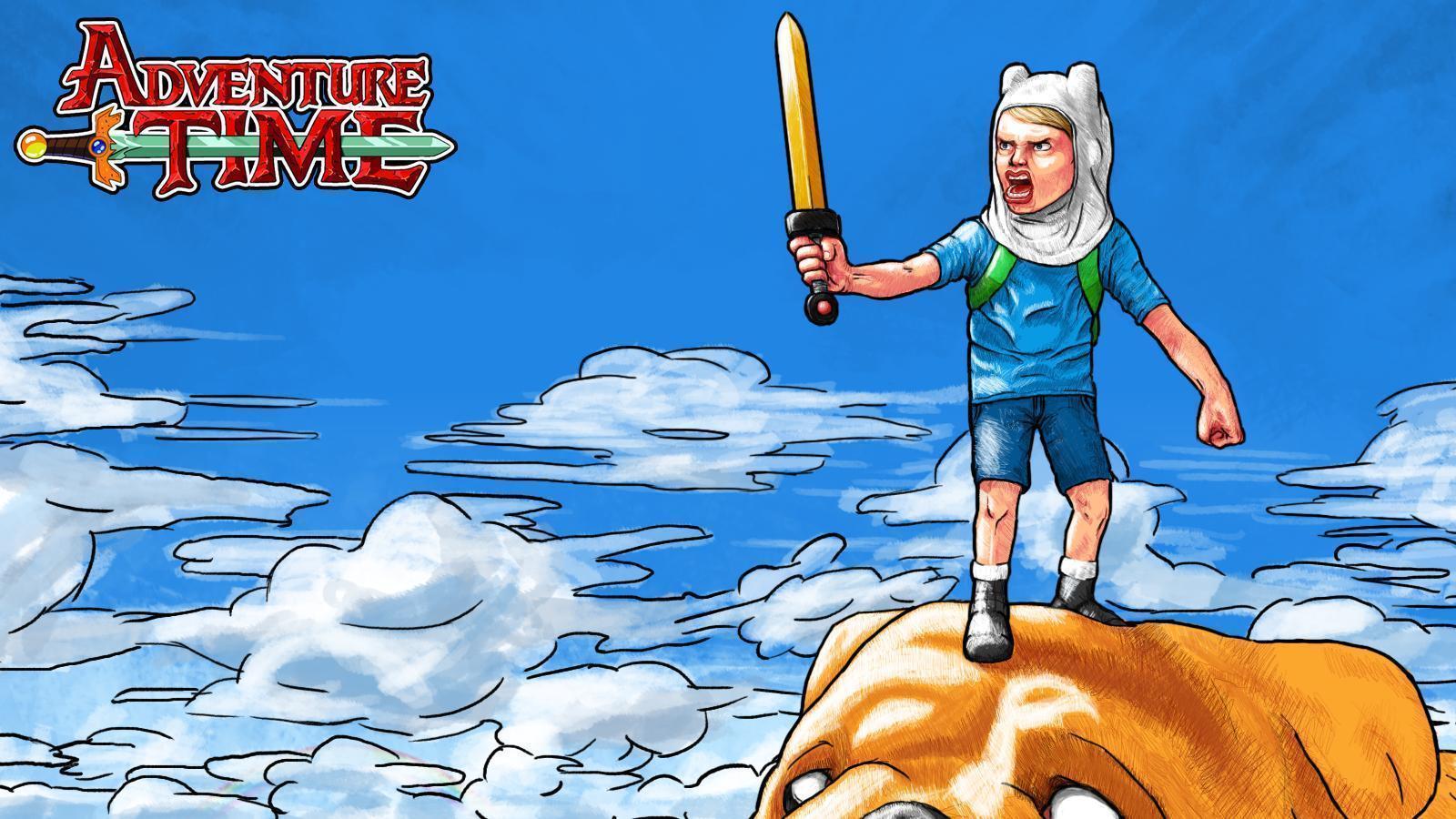 Viewing Adventure Time With Finn And Jake Deskx900 Wallpaper