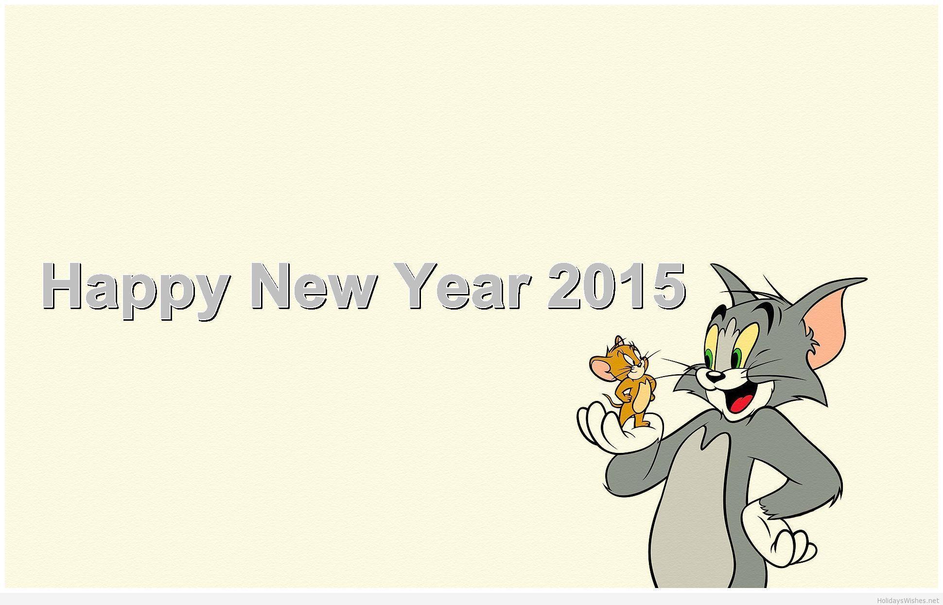 Tom And Jerry Happy New Year 2015 Wallpaper De Wallpaper