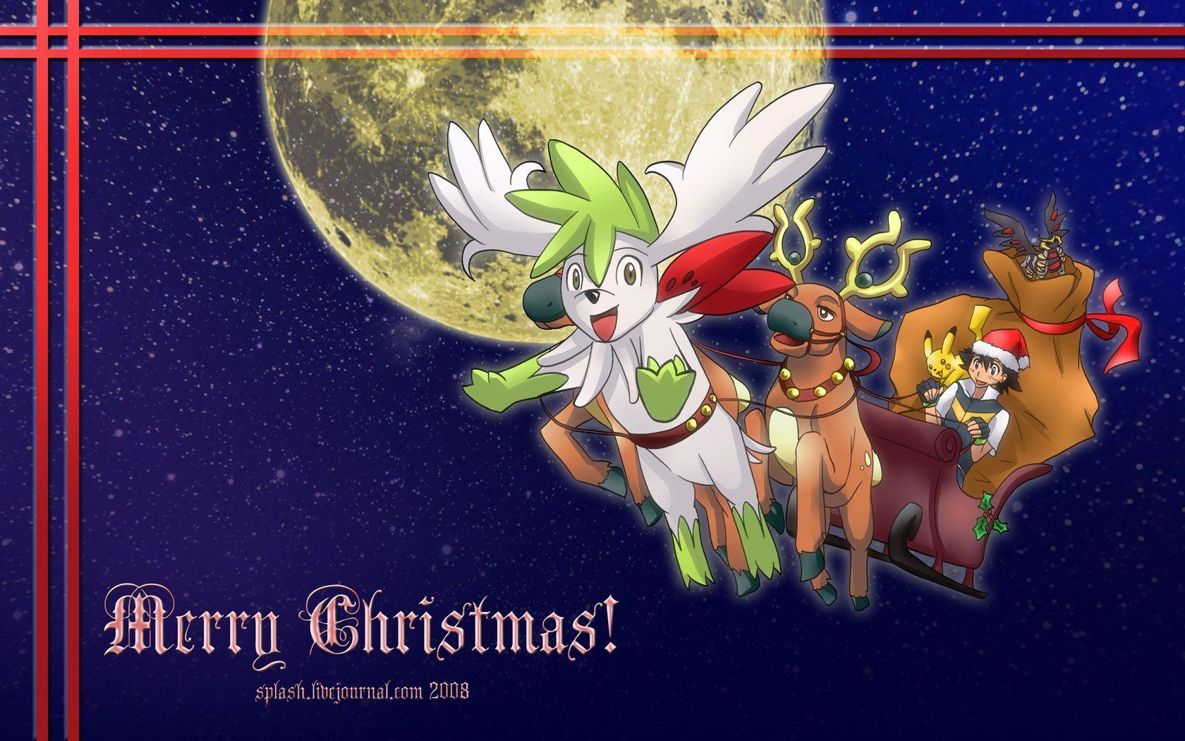 Xmas Stuff For > Pokemon Christmas Wallpaper 2012