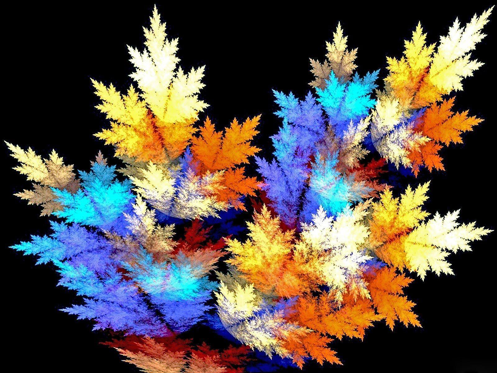 Desktop Background // Computers // Windows 7 // Petals and Leaves