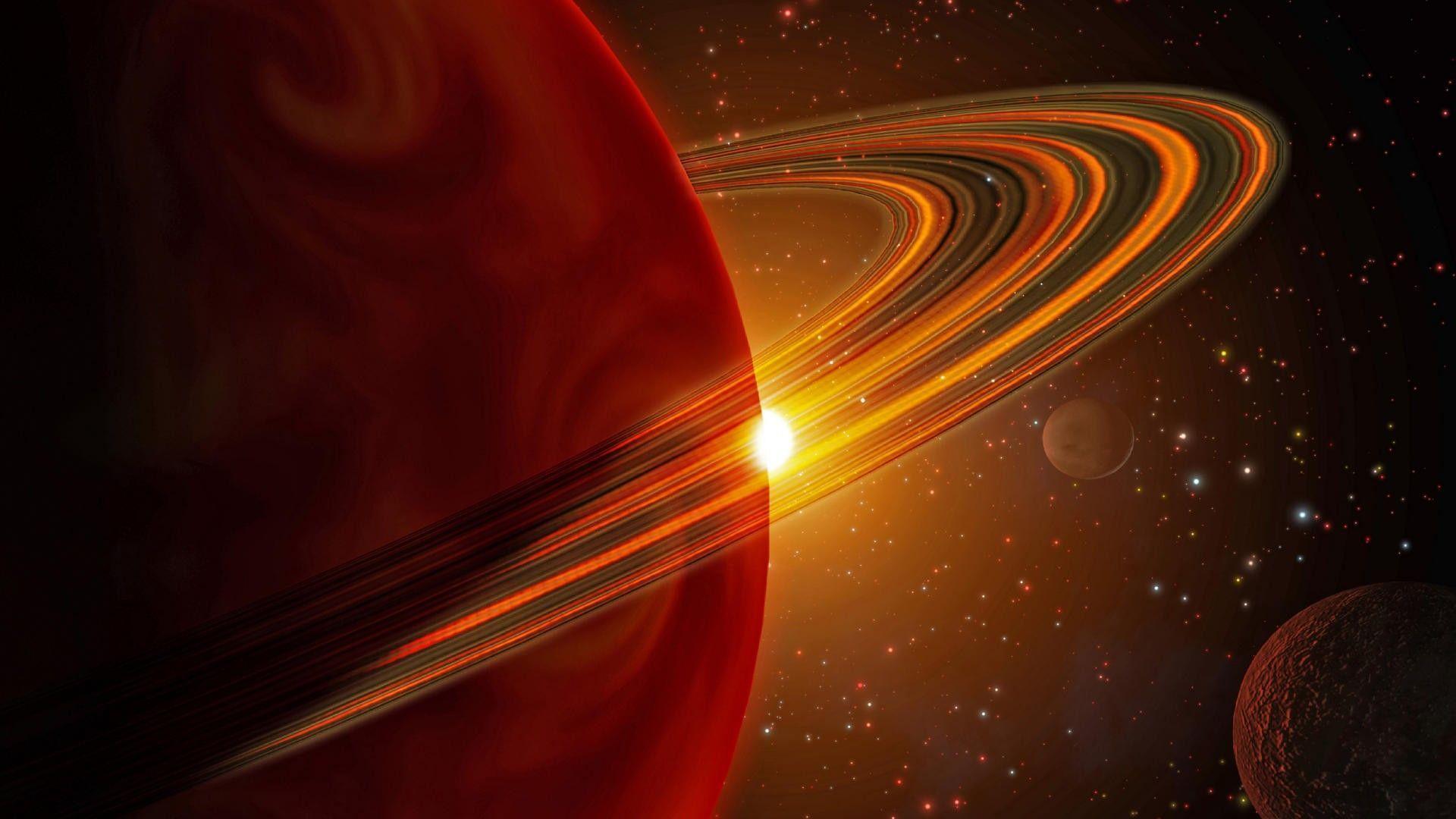 Saturn HD wallpaper Planet with the beautiful rings