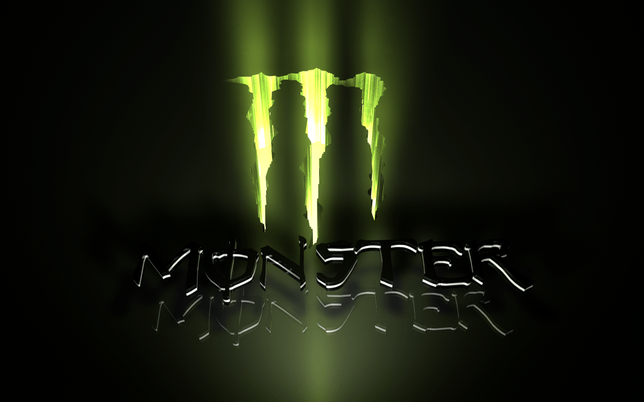 Download Monster Energy Logo Free Drink Wallpaper 1280x800. Full