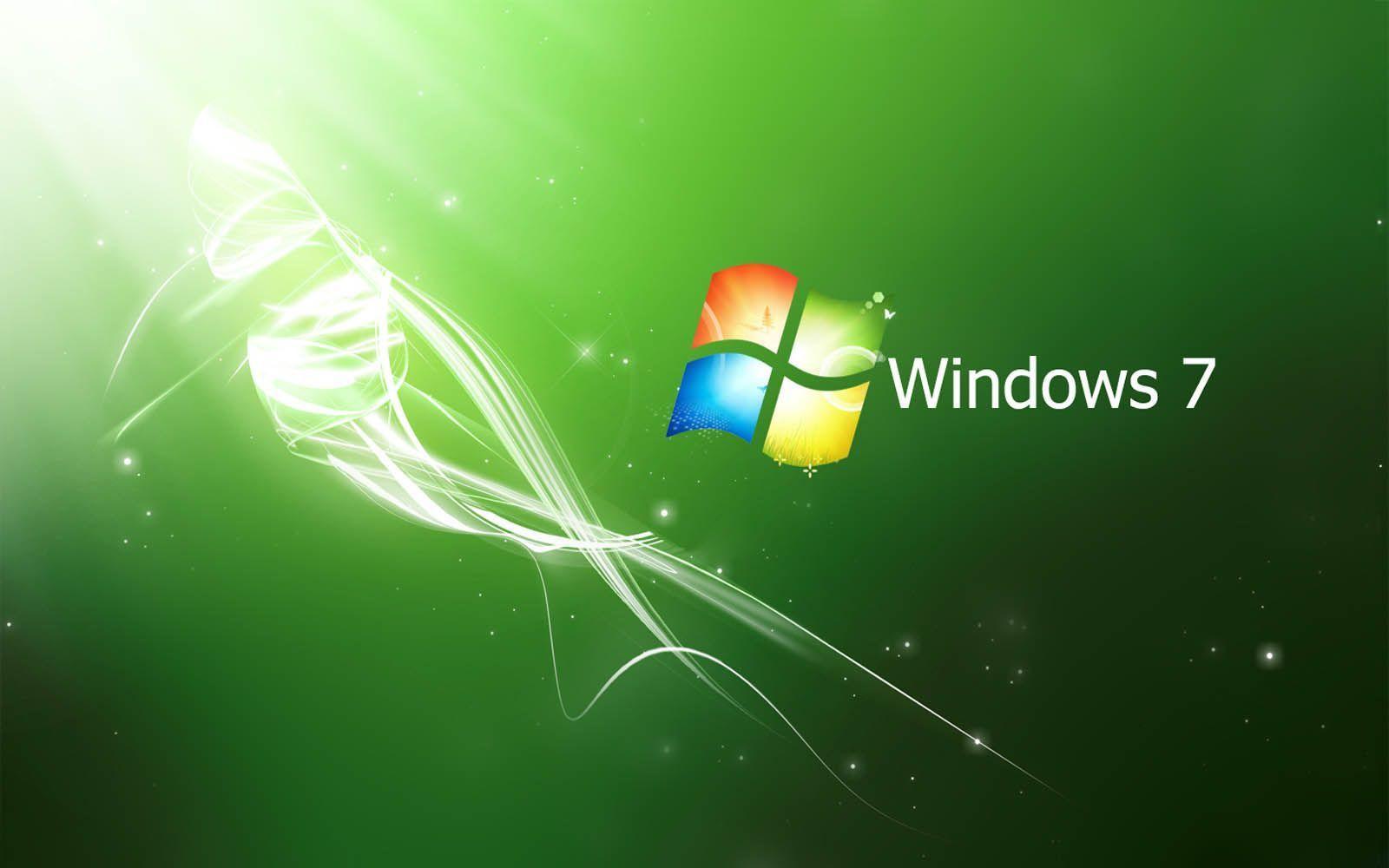Green Windows 7 Wallpaper