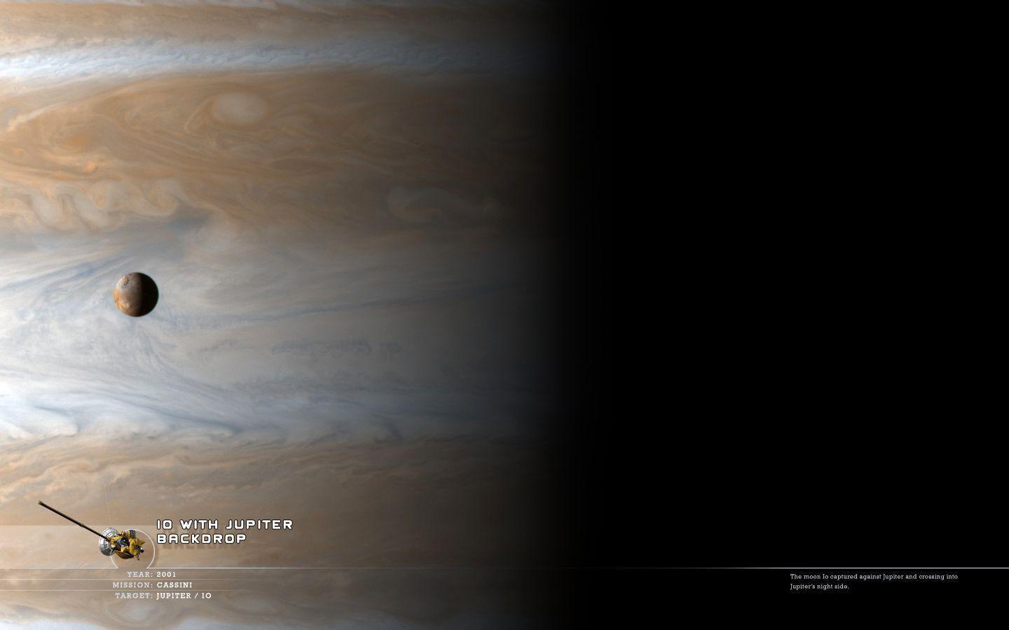 wanderingspace Blog Archive Wallpaper: Io Against Jupiter