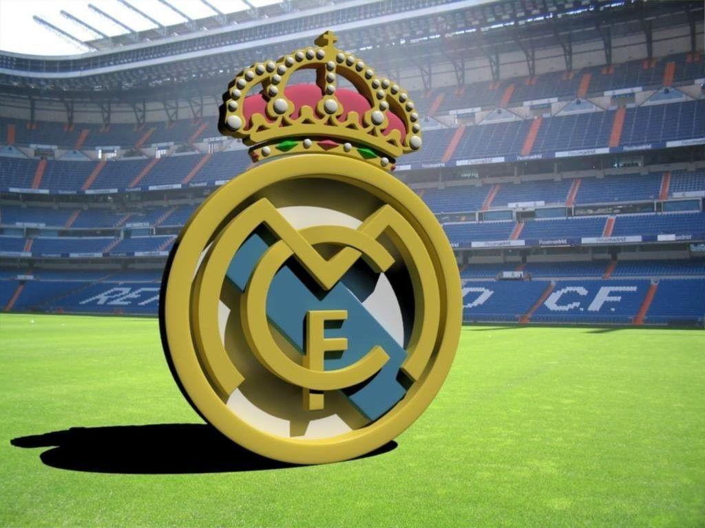 Real Madrid 3D Logo FC Wallpaper. Wallpaper HD. Wallpaper High