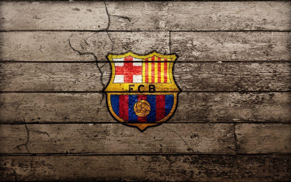 Fc Barcelona Logo In Black Background iPhone Wallpaper Download
