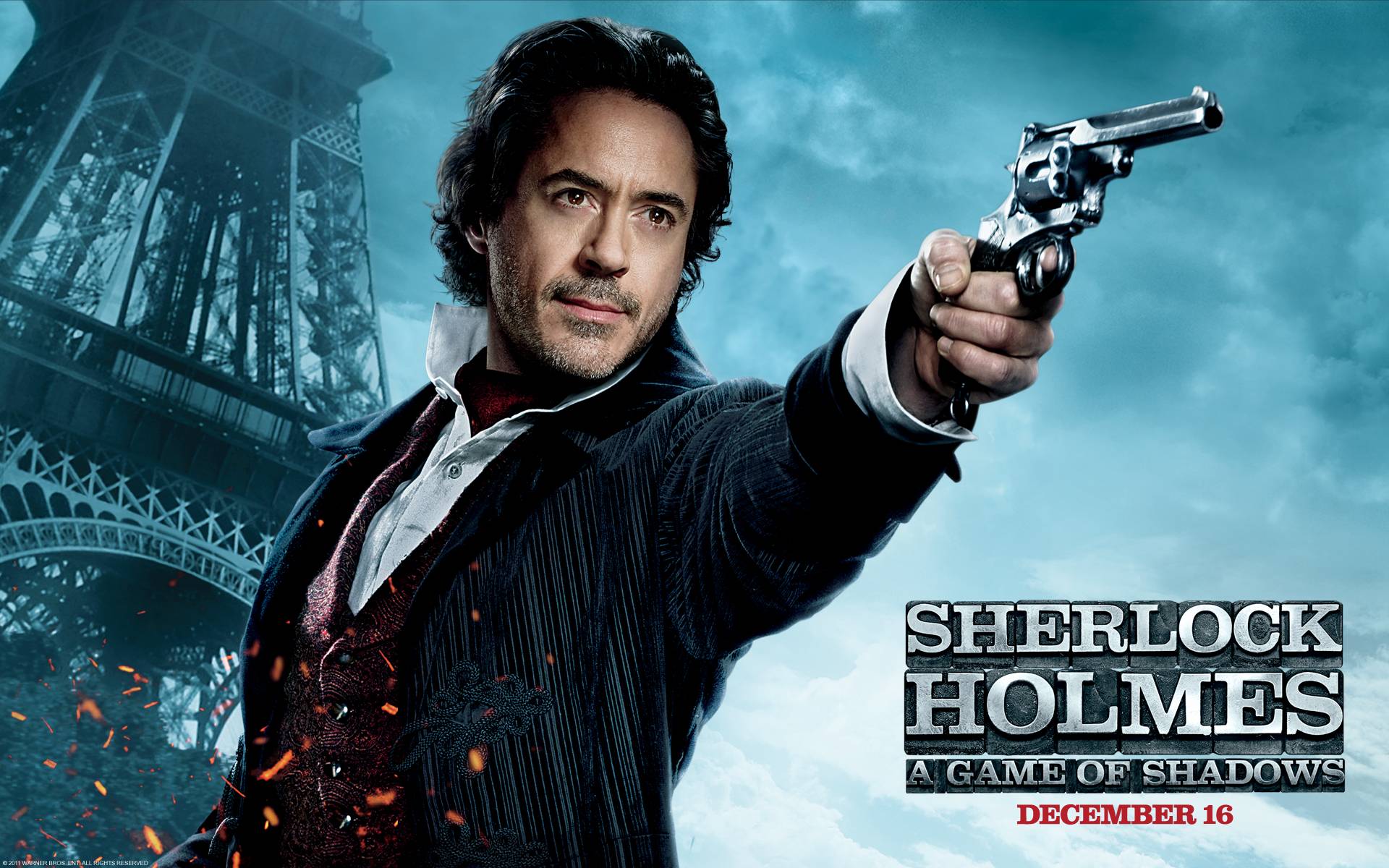 Robert Downey Jr in Sherlock Holmes 2 Wallpaper