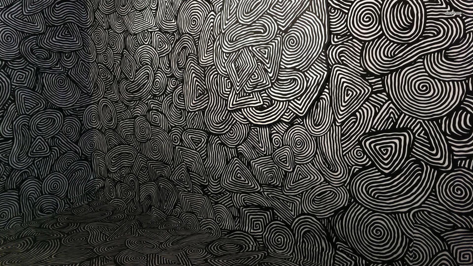 Psychedelic room wallpaper wallpaper - #