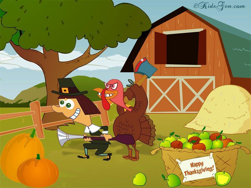 Download Funny Thanksgiving Football Turkey Wallpaper