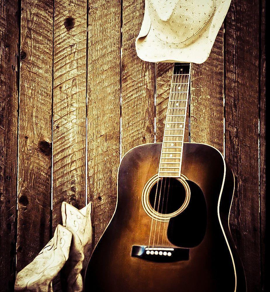Wallpaper For > Country Guitar Background