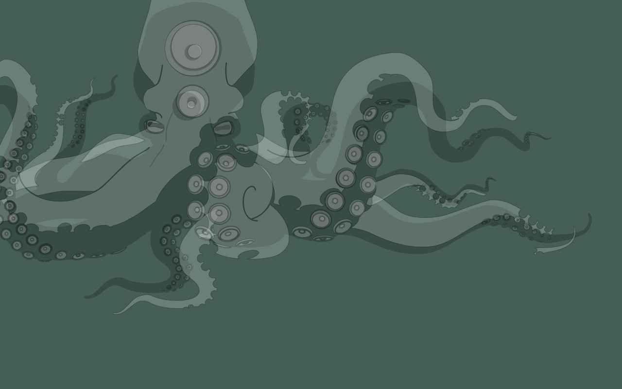 Animals For > Octopus Wallpaper Art