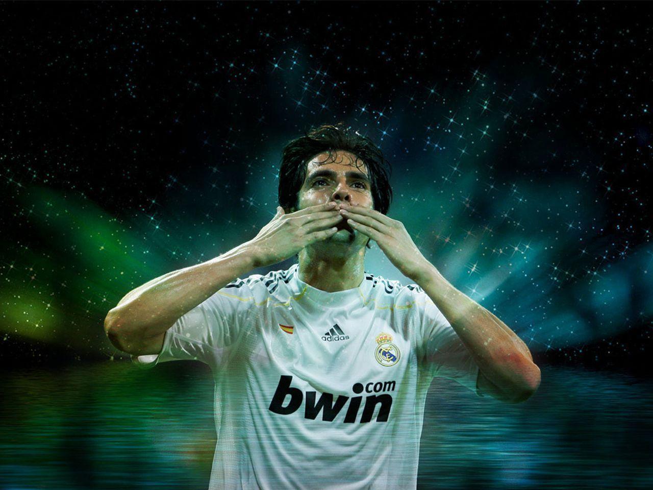 top footballer wallpaper: Ricardo Kaka Real Madrid Wallpaper