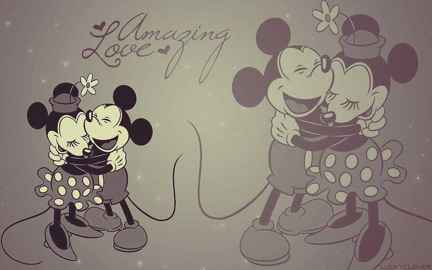 mickey and minnie