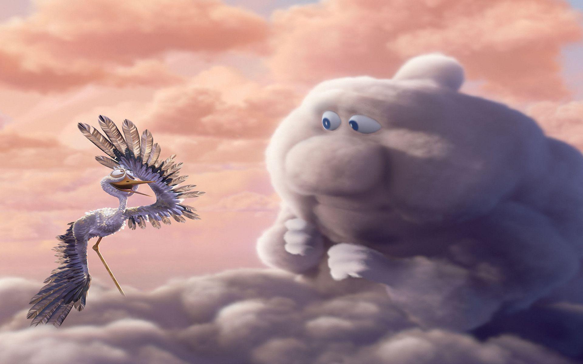 Free Cloud and Stork Wallpaper, Free Cloud and Stork HD