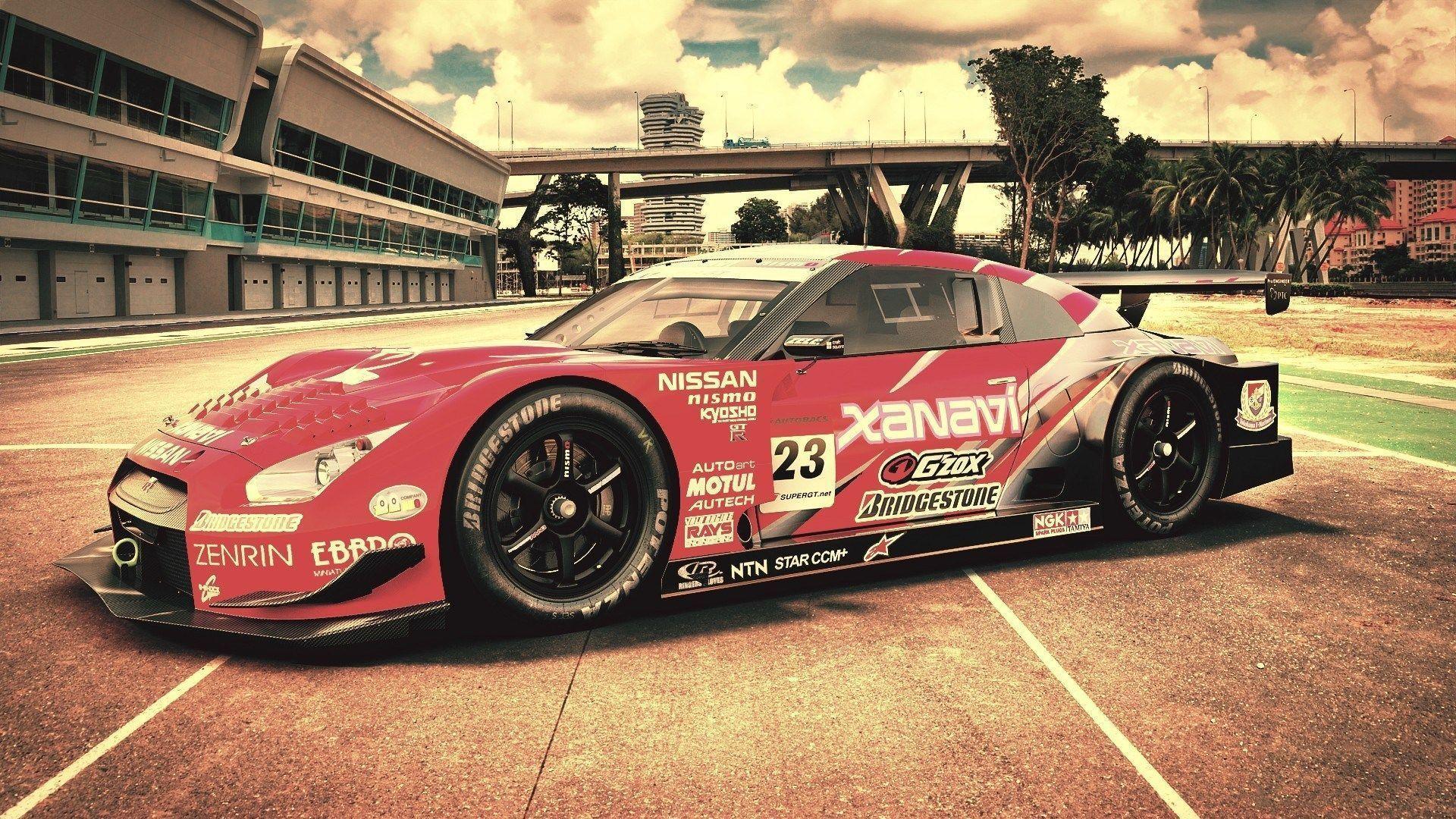 Nissan Skyline GT R Nascar Race Track Car HD Wallpaper
