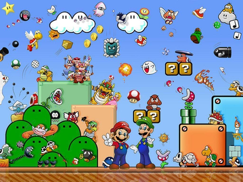 Download Mario Luigi Wallpaper 1024x768