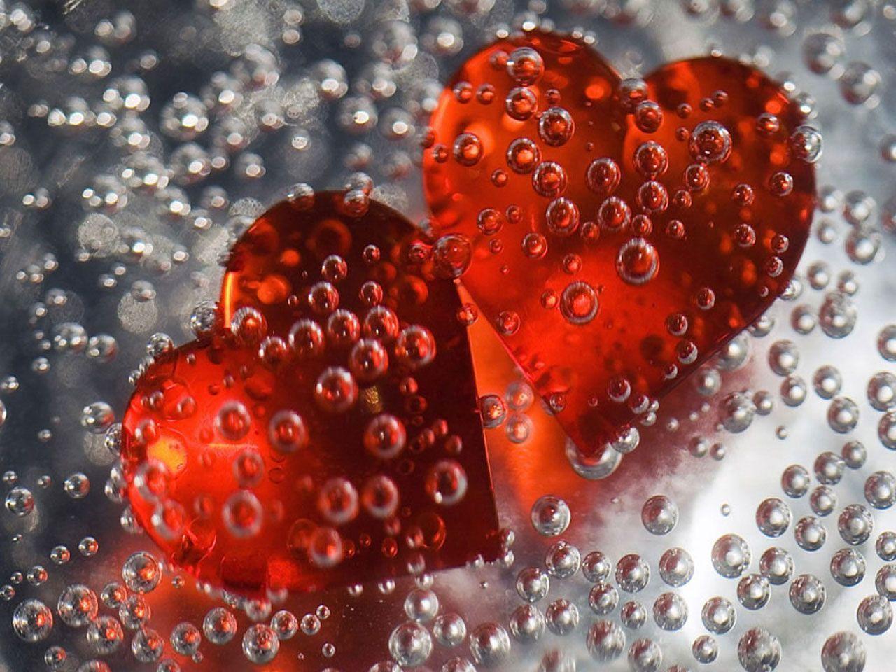 Red Hearts Background, wallpaper, Red Hearts Background HD