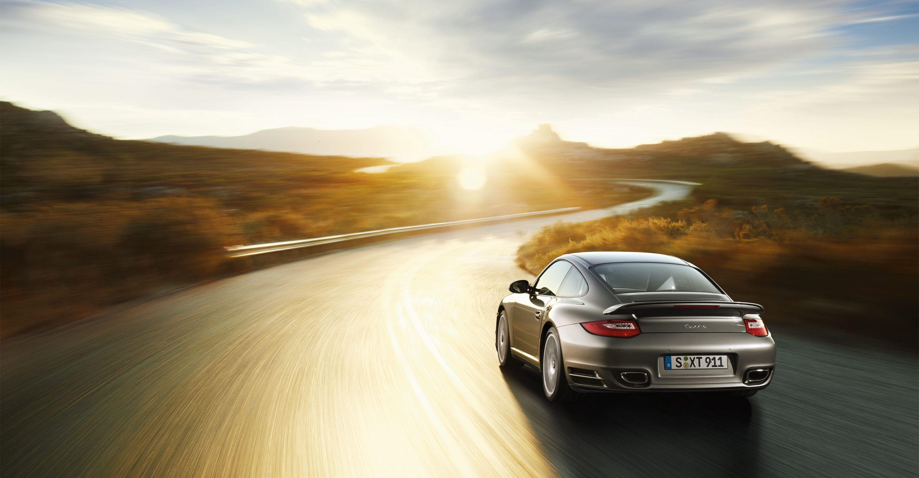Grey Porsche 911 Turbo wallpaper