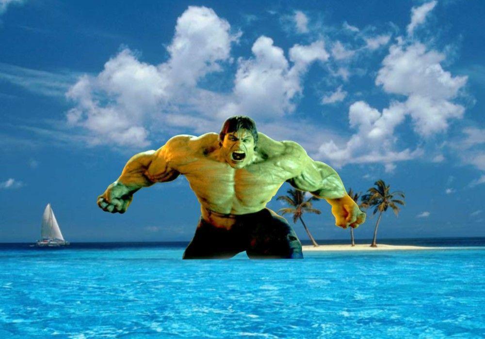 Download Hulk Free Incredible Raging Fury Blue Island Wallpaper