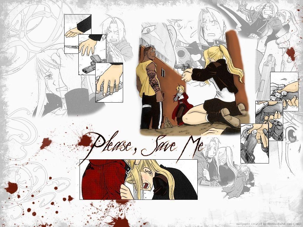 MANGA SPOILERS! Elric and Winry Rockbell Wallpaper