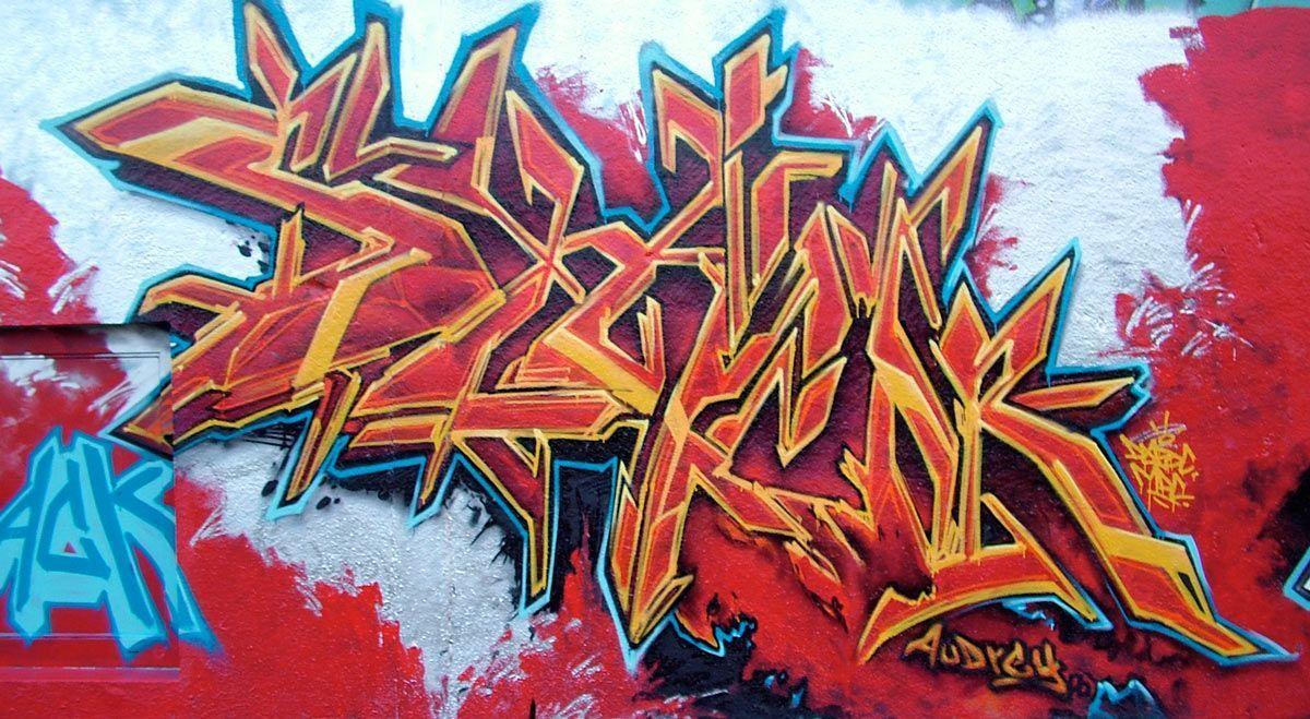 New Font Style / Graffiti / Red / 2007 / Letters