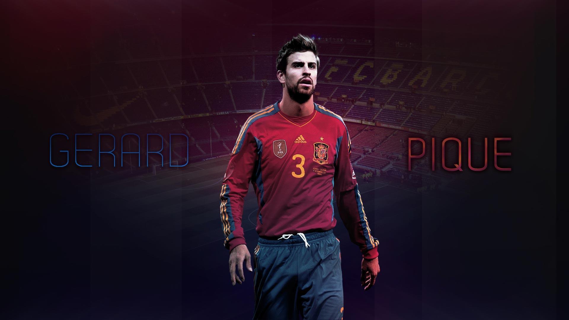 Gerrard Pique Spain Wallpaper Wide or HD. Male Celebrities Wallpaper