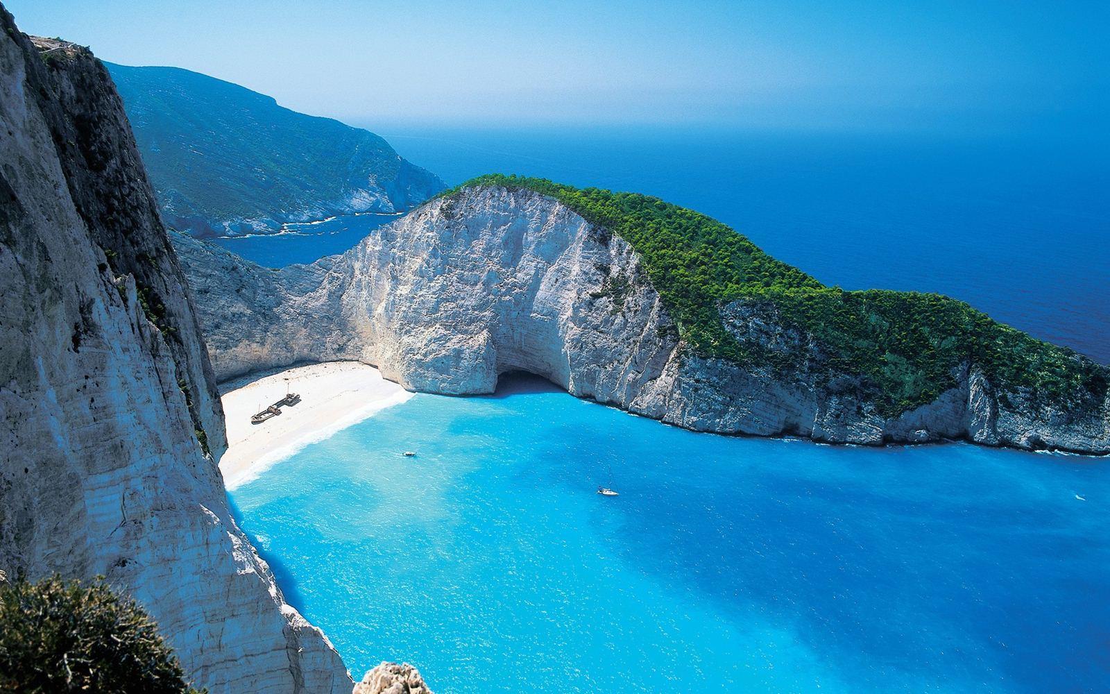 Beaches Of Greece Zakynthos Photo Good Background Free