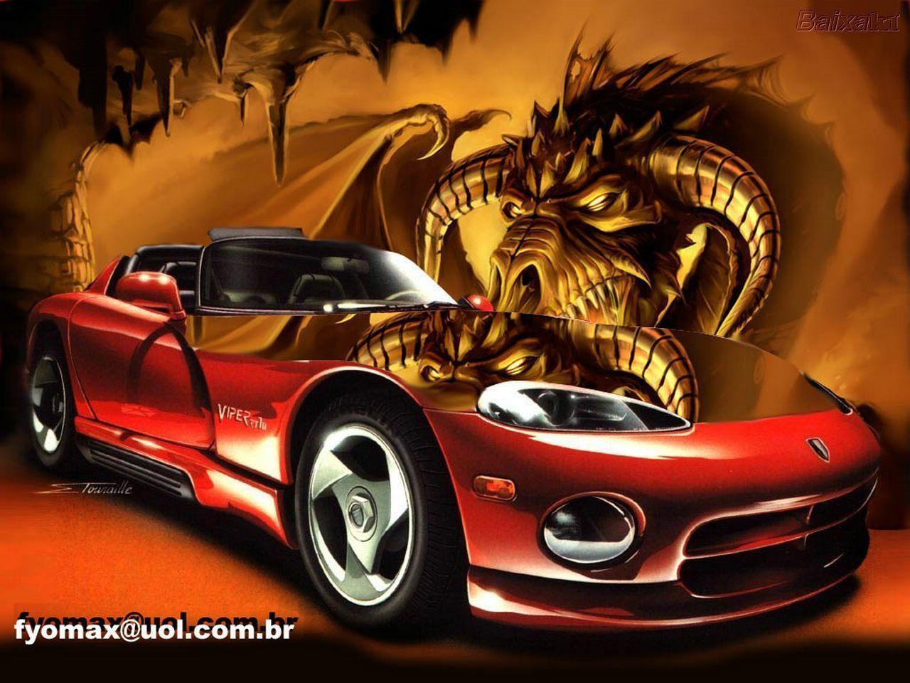 Viper Layout Car Dragon Wallpaper and Picture. Imageize: 170