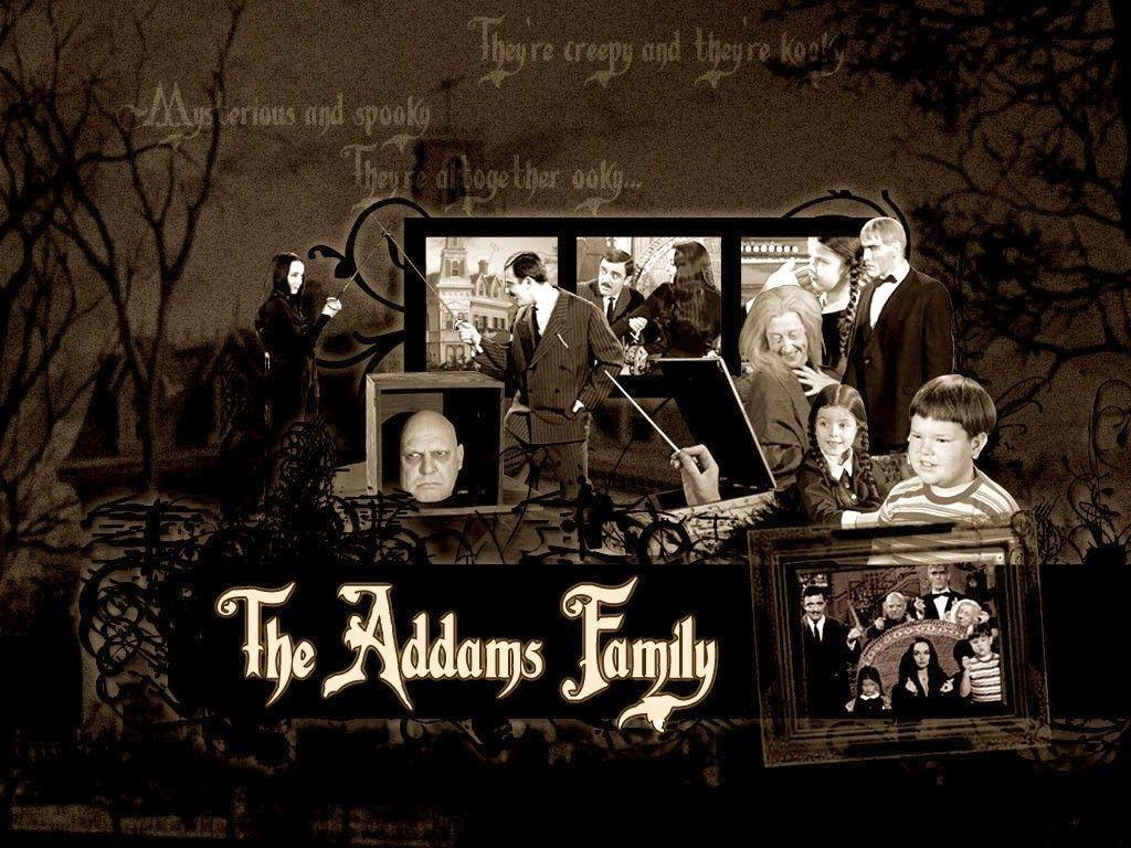 Download The Addams Family Minimalist Art Wallpaper  Wallpaperscom