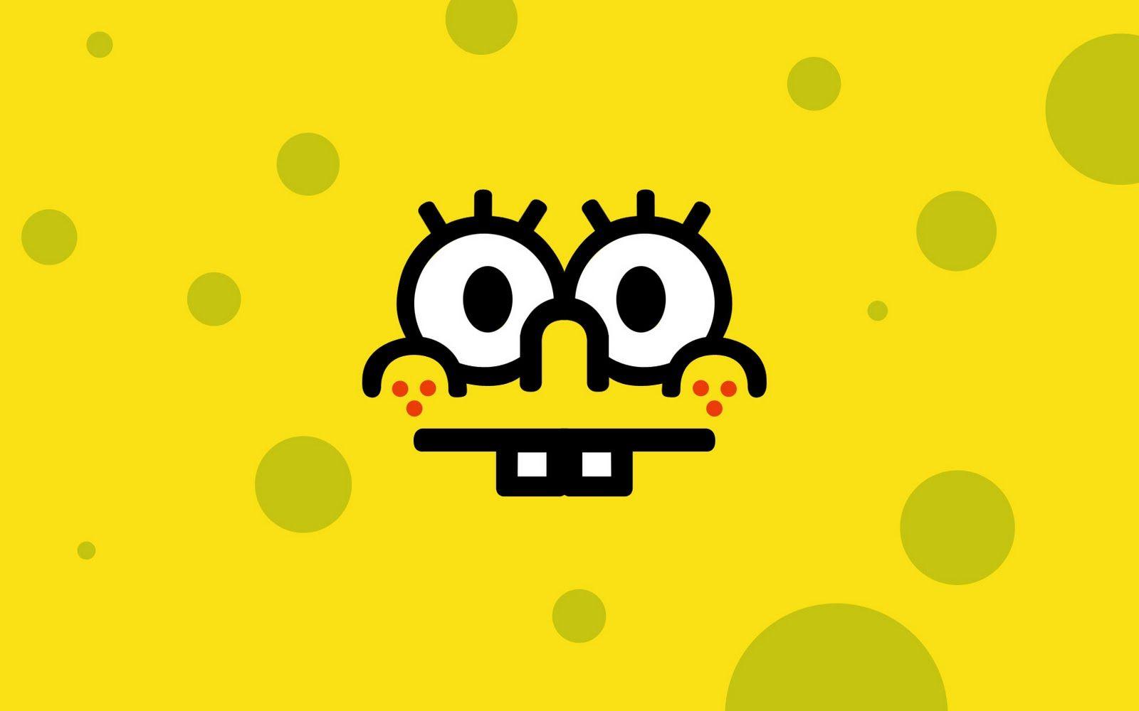 Wallpaper Box: Funny SpongeBob Face HD Wallpaper Background