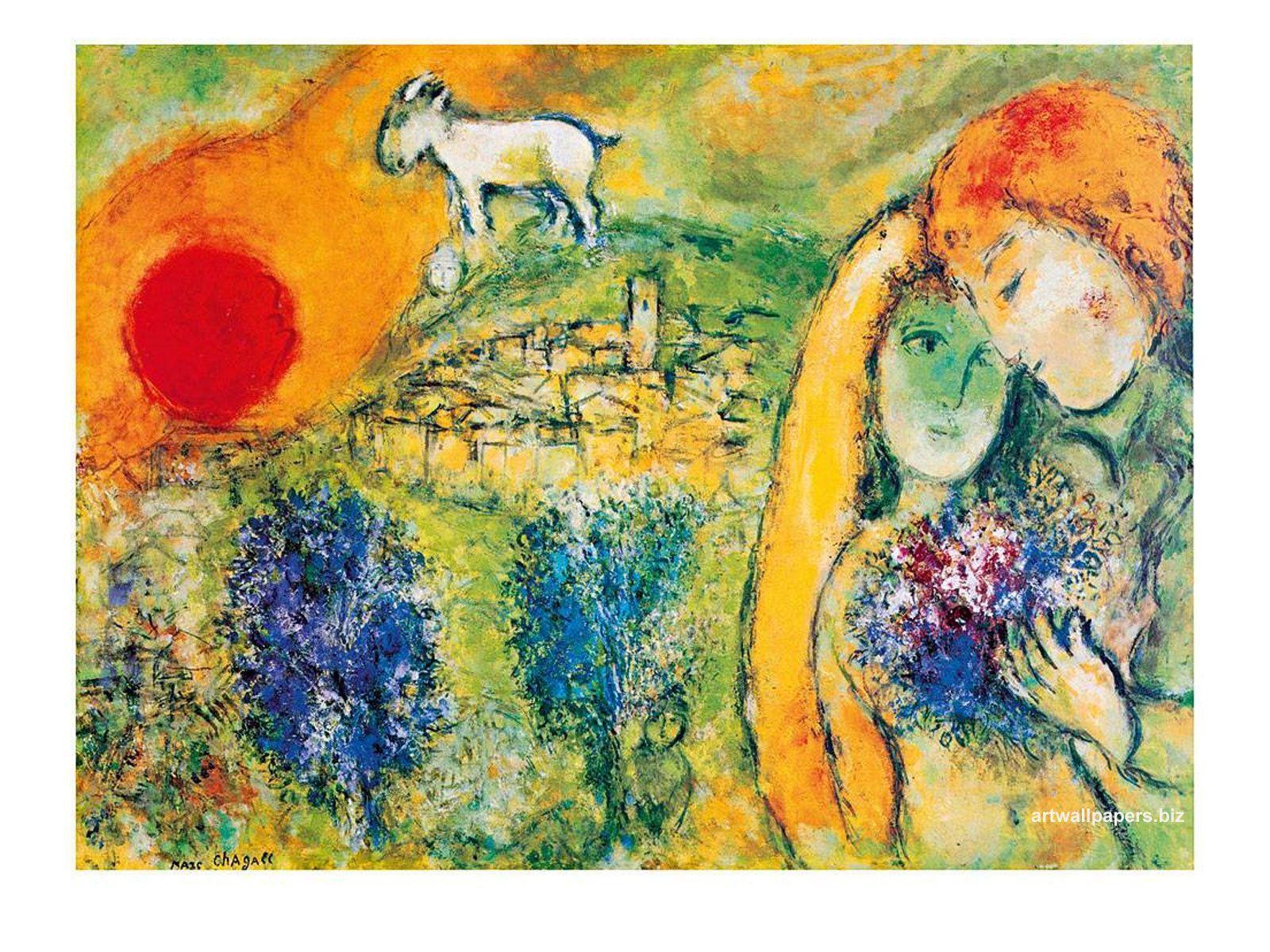 Wallpapers Art Marc Chagall Paintings 1600×1200, Art